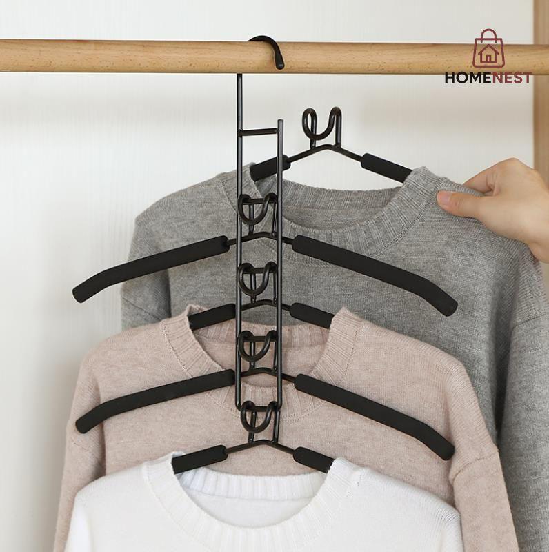 5 in 1 Non-Slip Metal Sweater Hanger