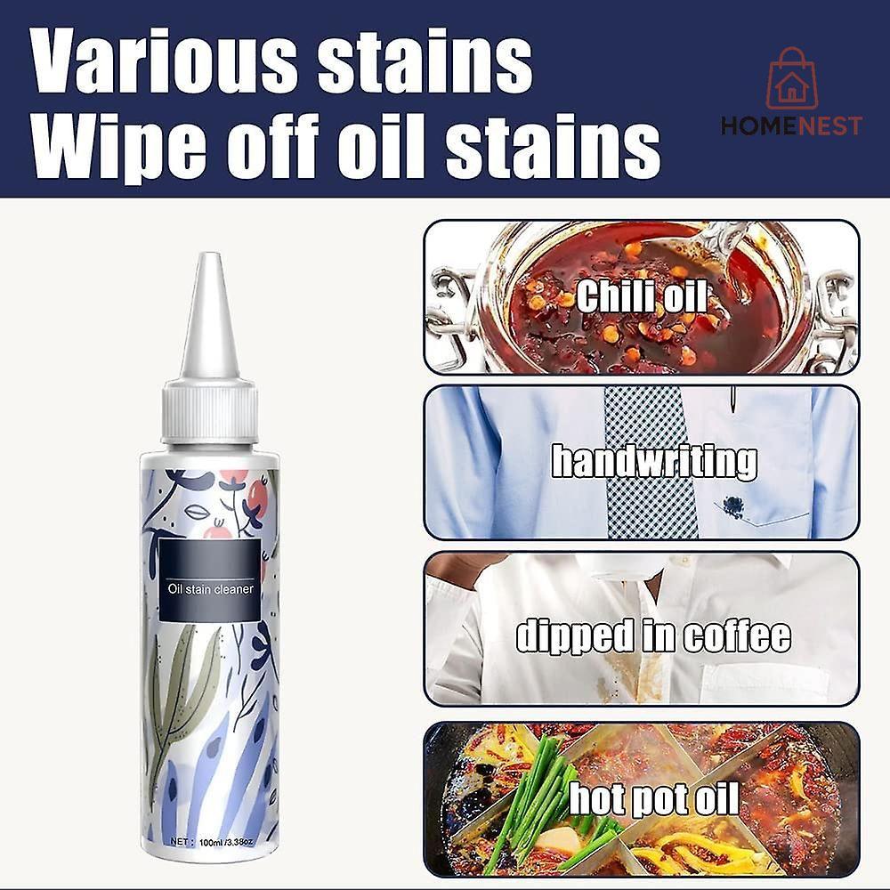 Oil Stain Remover For Clothes.
