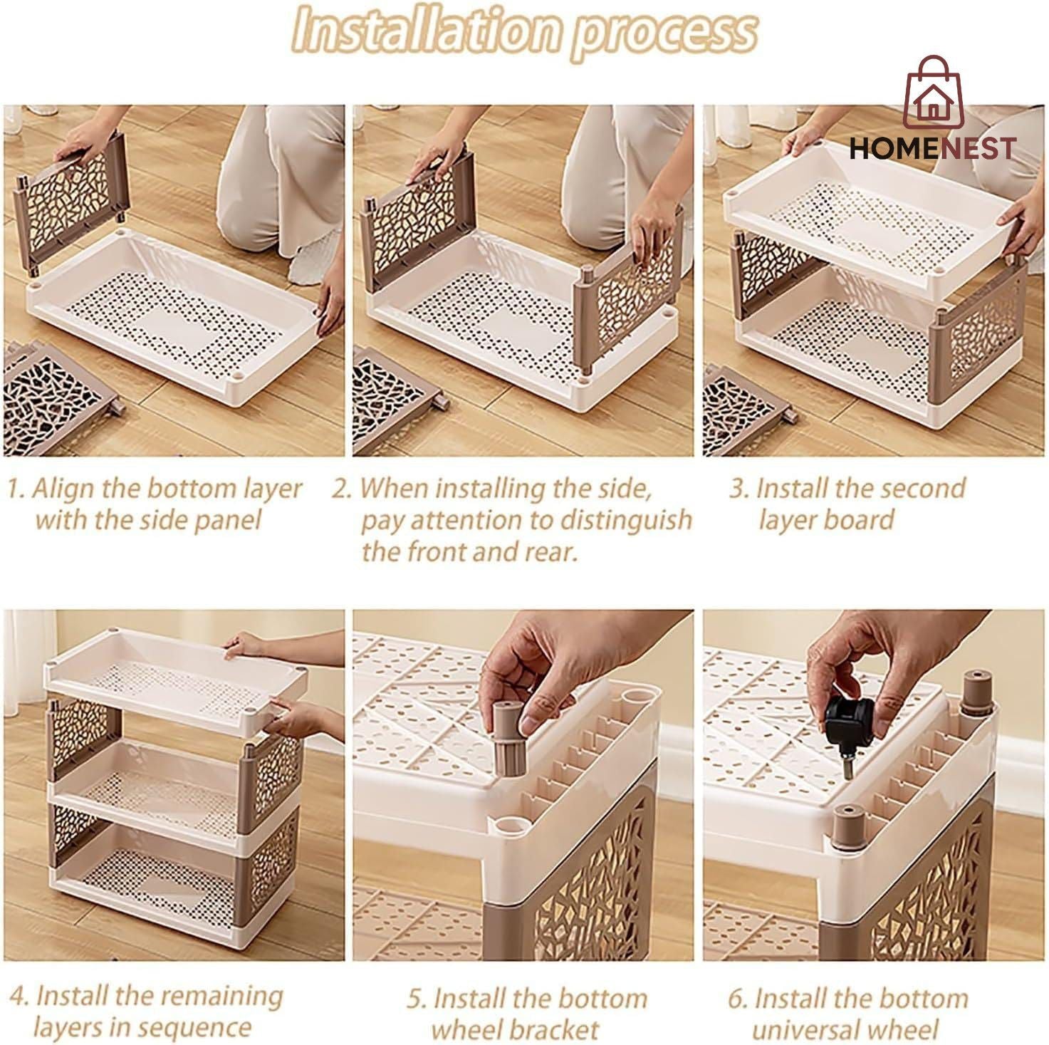 Multi purpose Story Storage trolly
