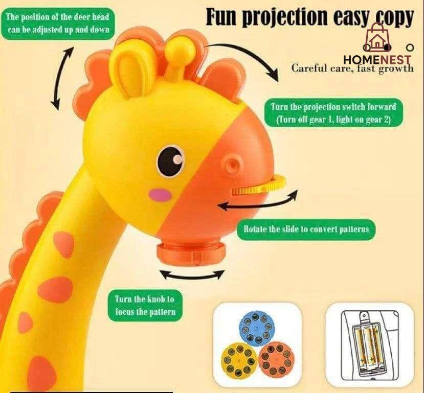 KID PROJECTION PAINTING WITH 12 WATERCOLOR PEN