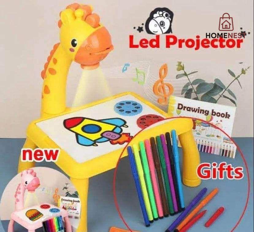 KID PROJECTION PAINTING WITH 12 WATERCOLOR PEN
