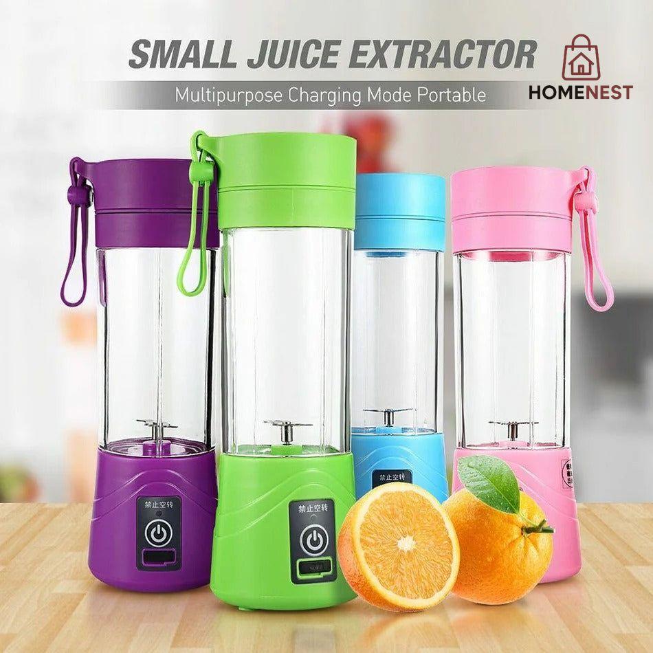 Portable 6-Blade USB Rechargeable Juicer Blender