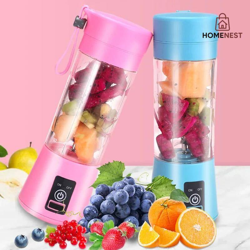 Portable 6-Blade USB Rechargeable Juicer Blender