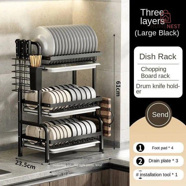MULTI TIRED DISH ORGANIZER