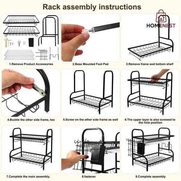 MULTI TIRED DISH ORGANIZER