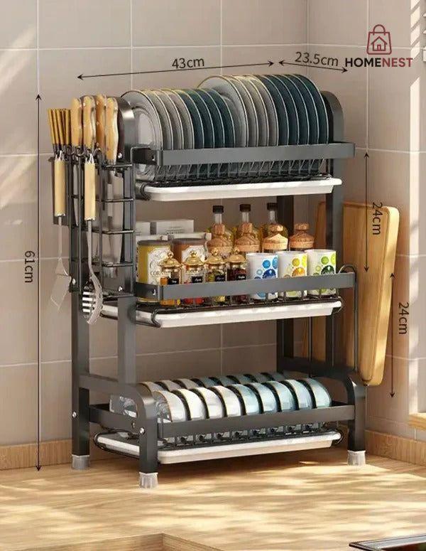 MULTI TIRED DISH ORGANIZER