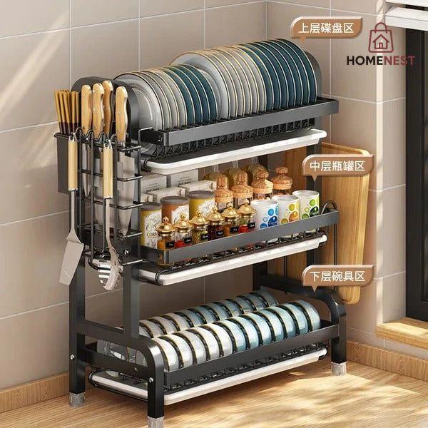 MULTI TIRED DISH ORGANIZER