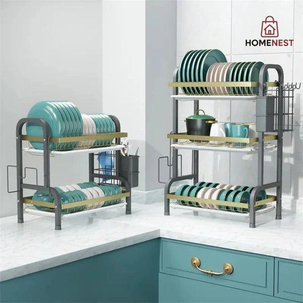MULTI TIRED DISH ORGANIZER