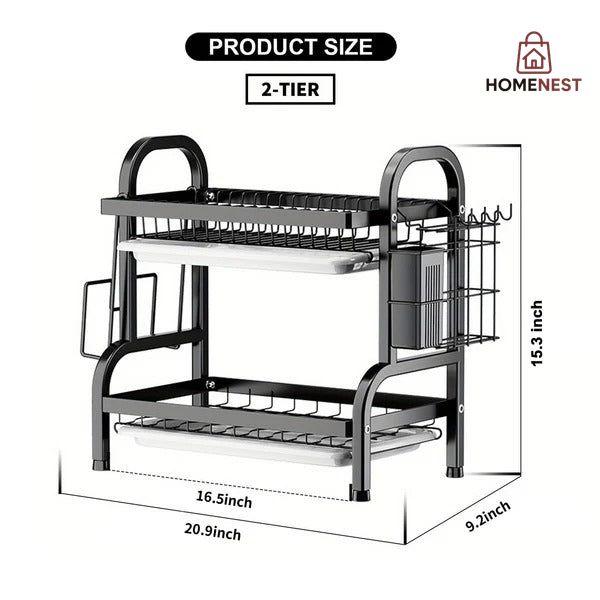 MULTI TIRED DISH ORGANIZER