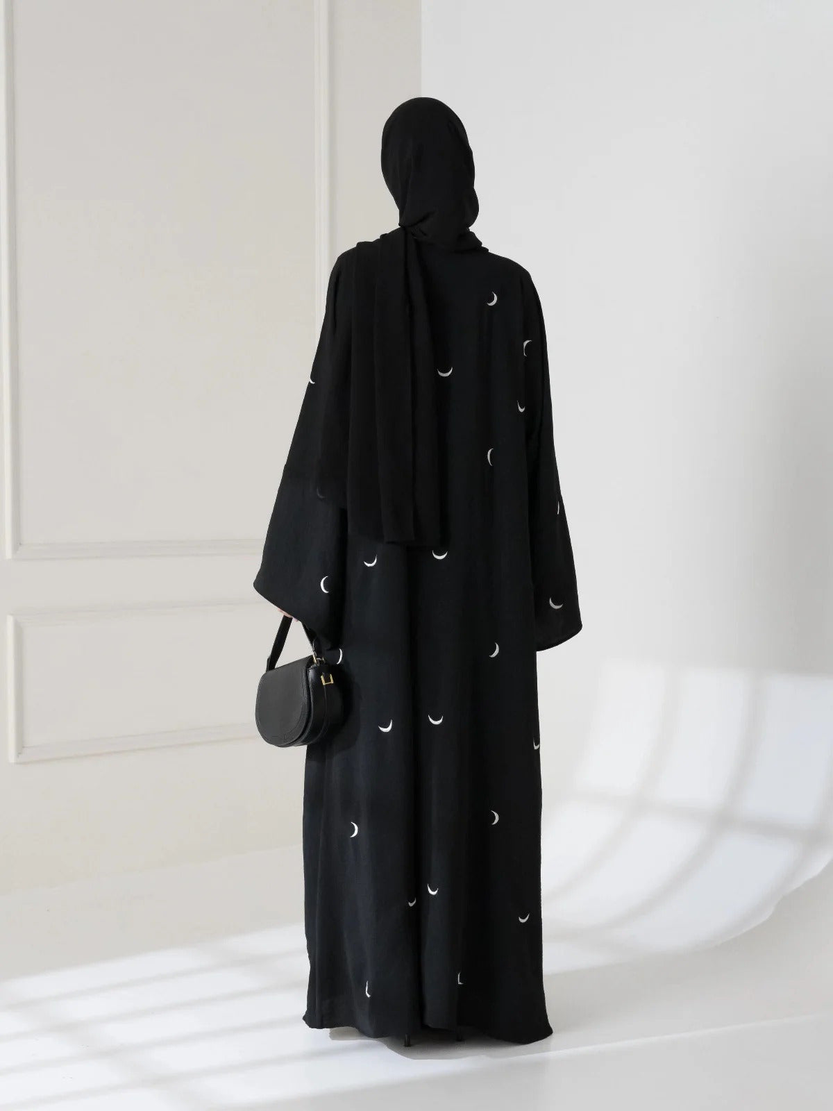 Moon Embroidery Abaya