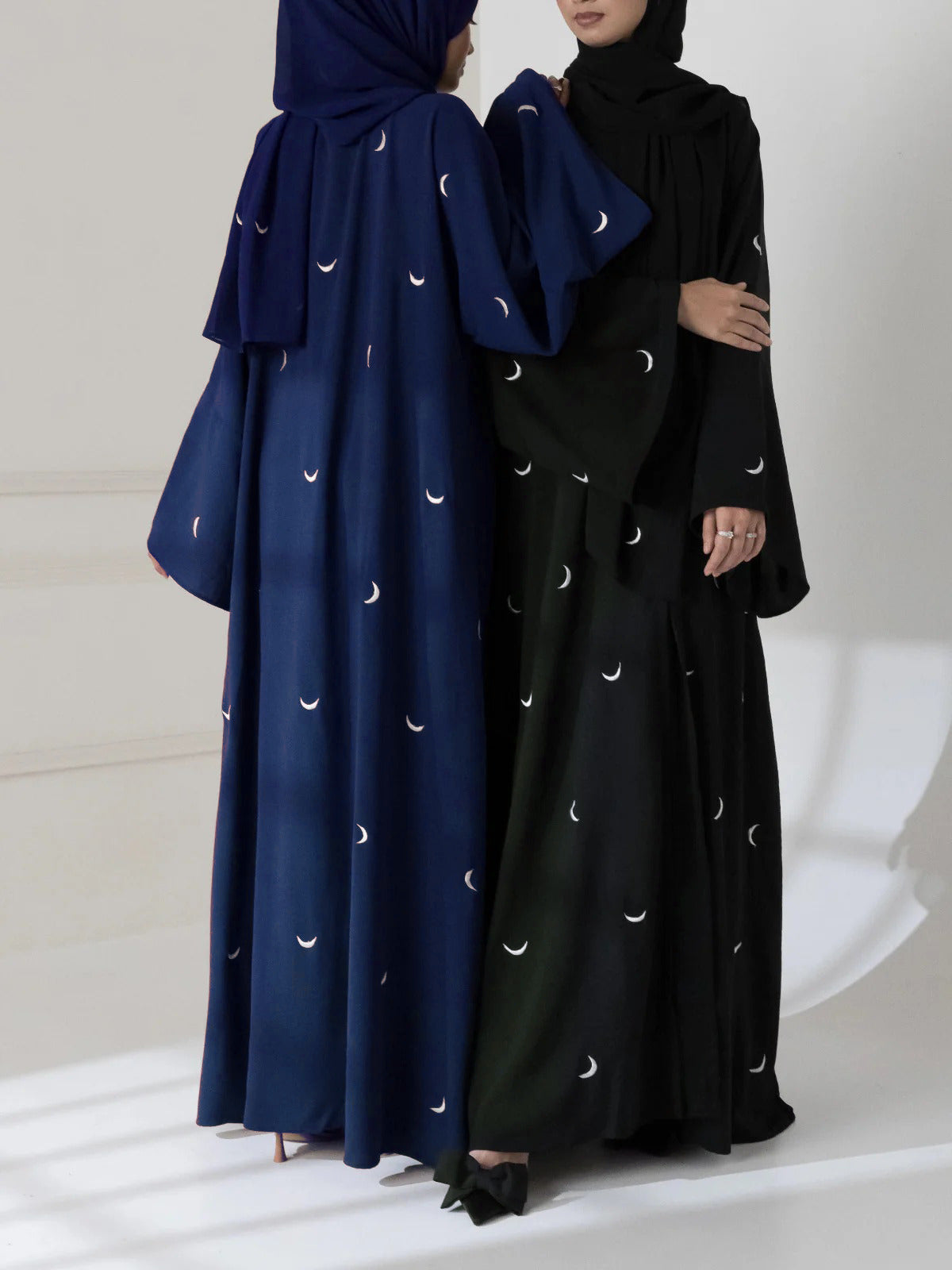 Moon Embroidery Abaya
