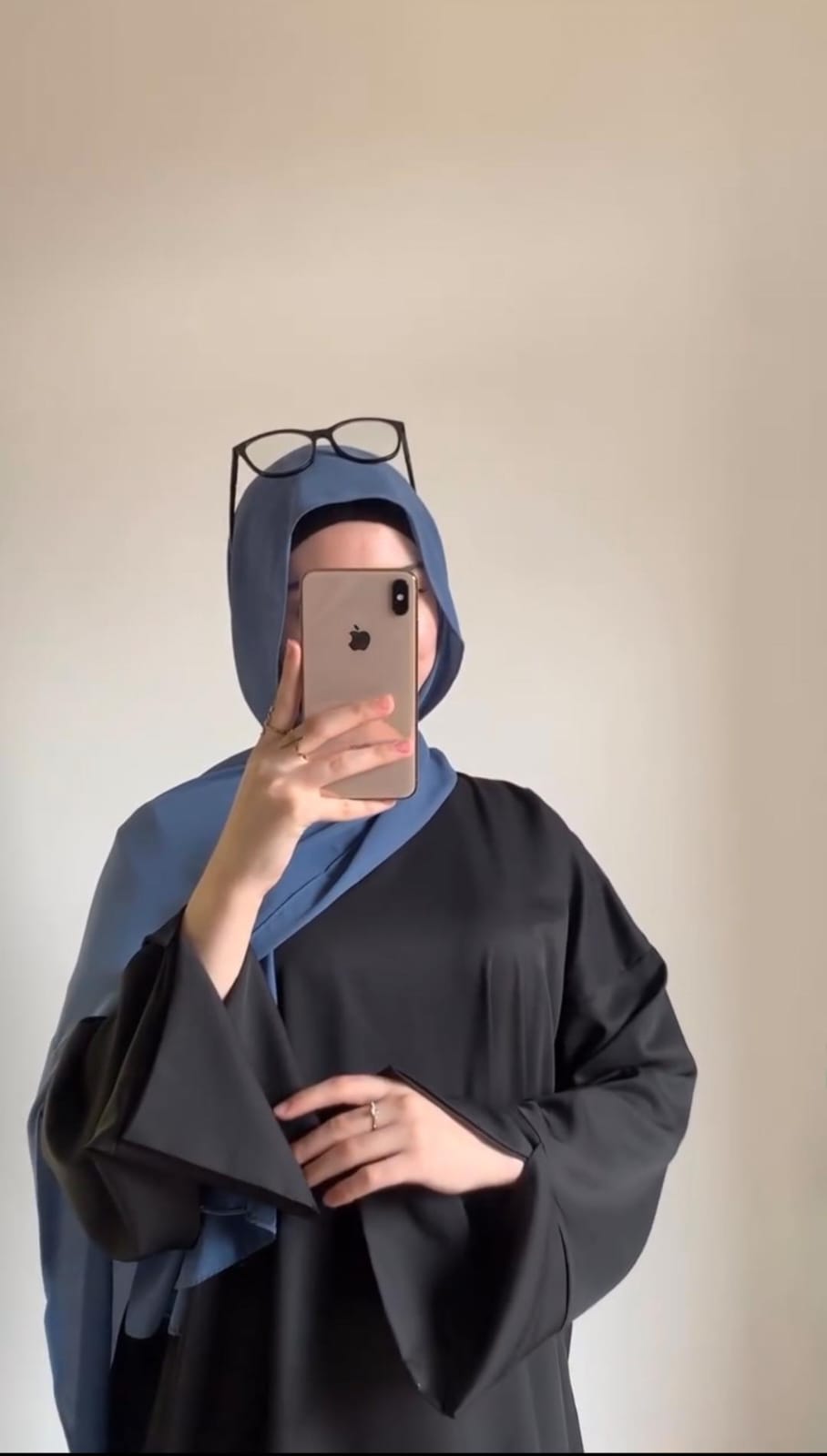 Premium Imported Nida Abaya – Article Cut Sleeves Modest Maxi Abaya