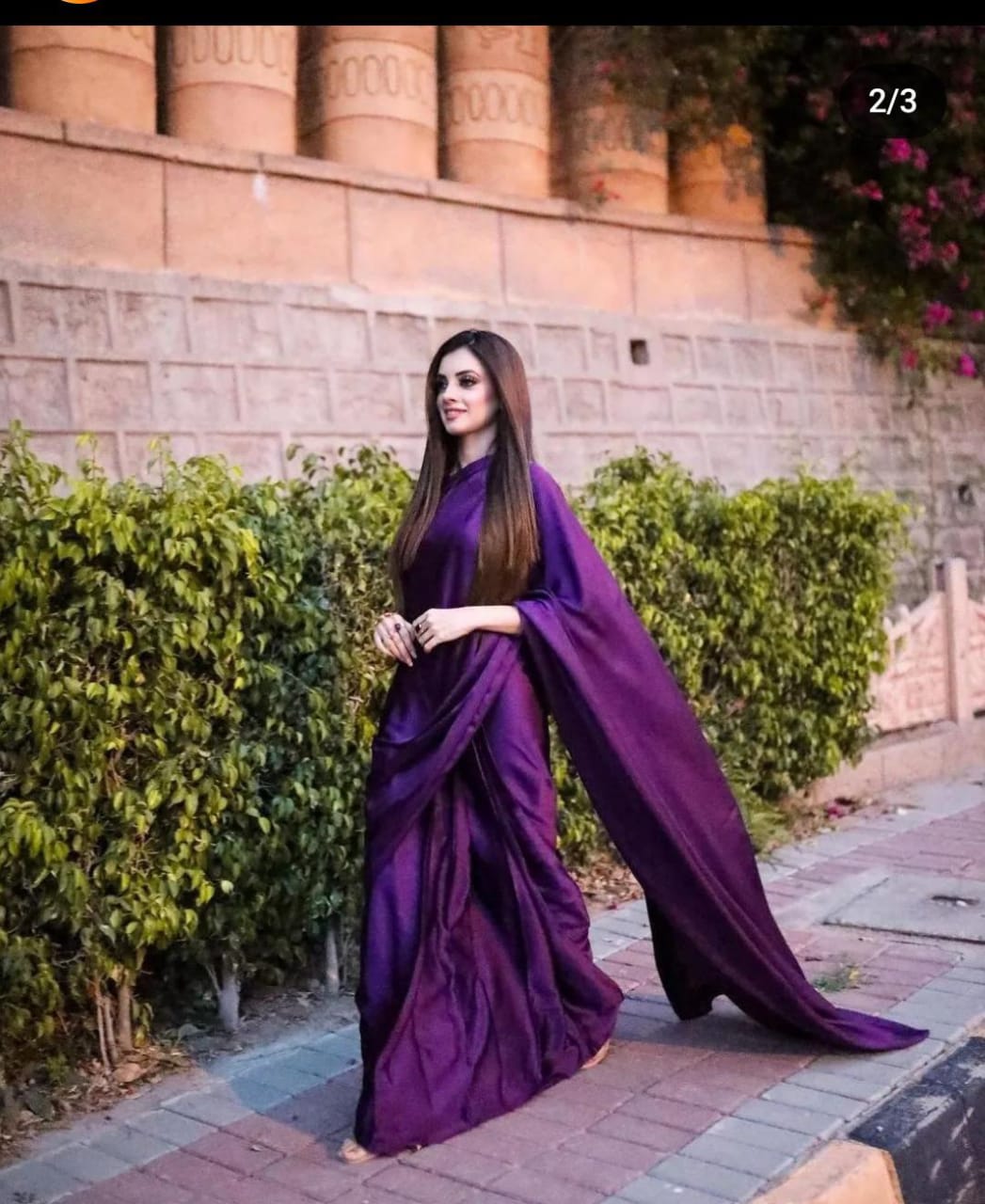 Imported Silk Saree 3 Piece Set – Stitched 7 Yards Saree with Blouse & Petticoat