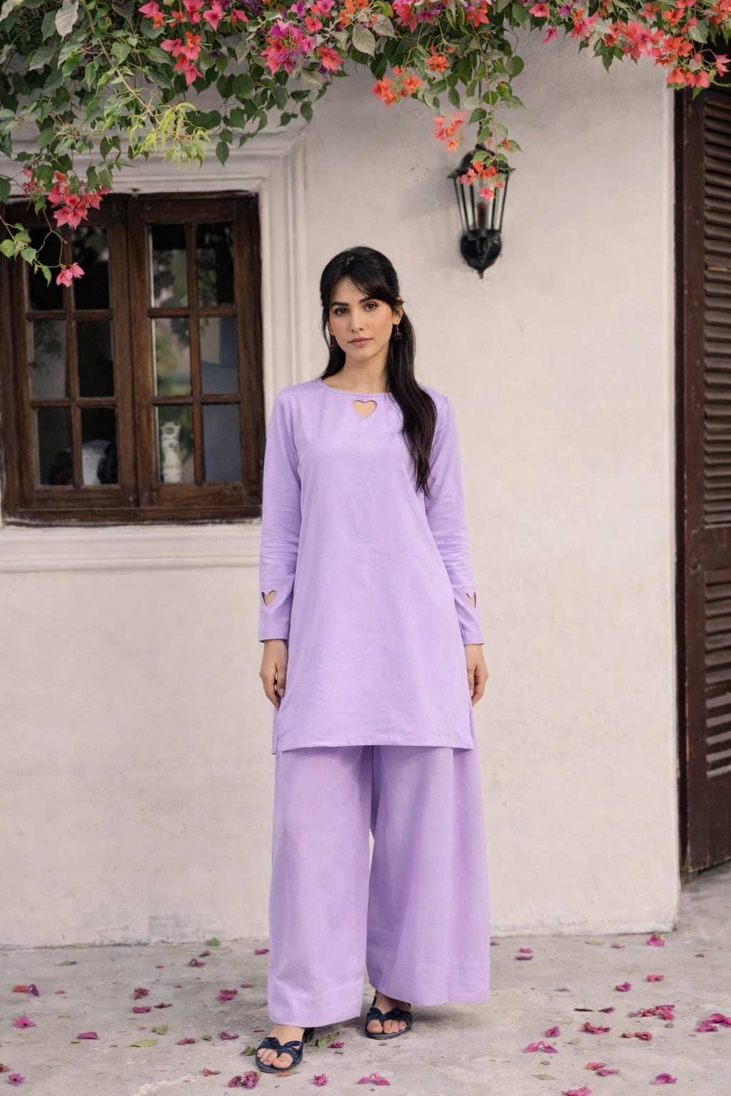 Heart Farshi 2 Piece Cotton Suit for Women – Farshi Shalwar Dress