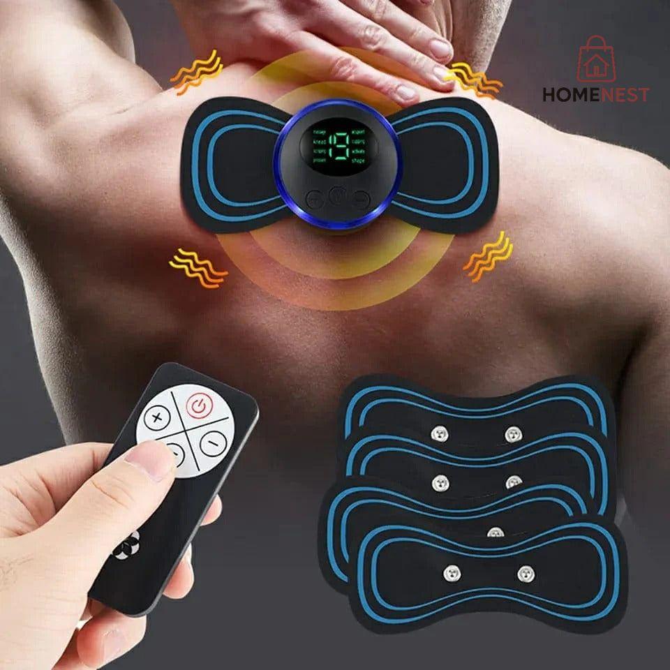 EMS Mini Portable Electric Neck, Back & Body Pain Relief Massager