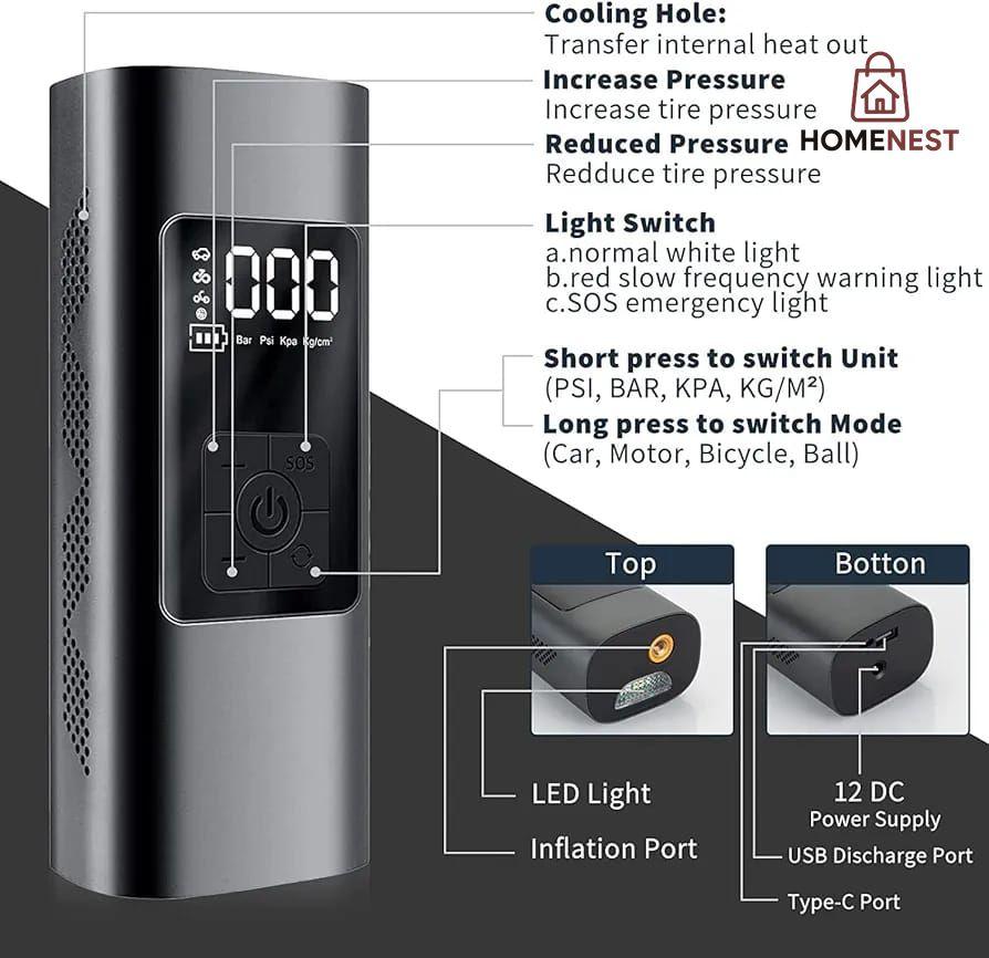 Air Compressor Power Bank