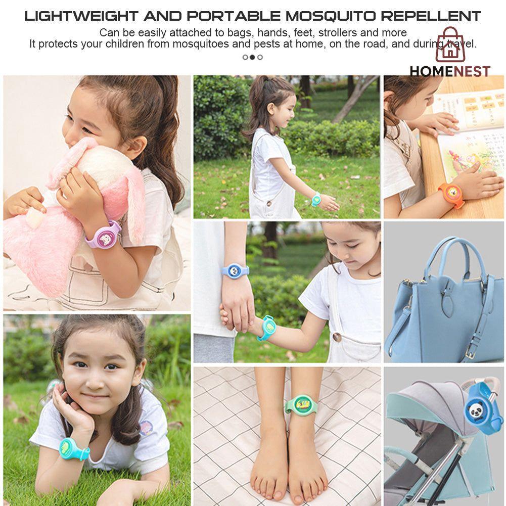 Mosquito Repellent Bracelet for Kids Cartoon Lightweight Watch Outdoors And Indoor