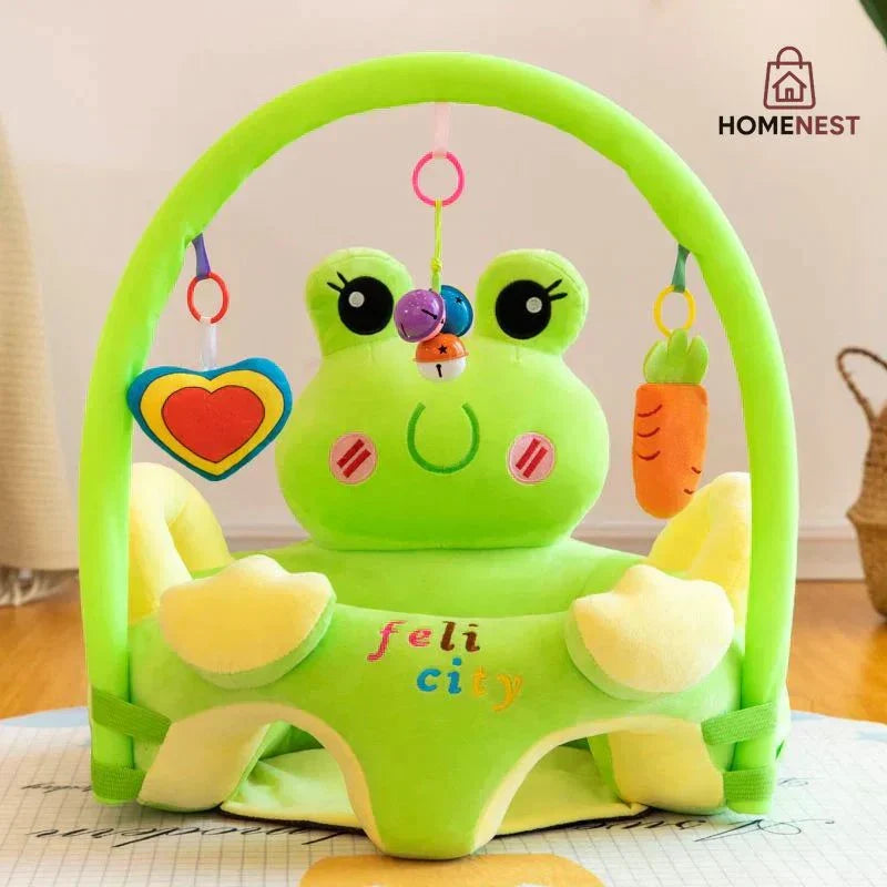 ANIMALS FACES SEAT WITH TOY BAR