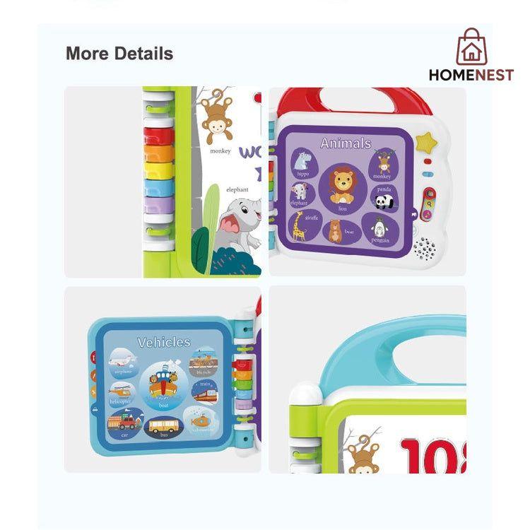 Touch and Learn 108 Words Book with Bluetooth Music and Sound