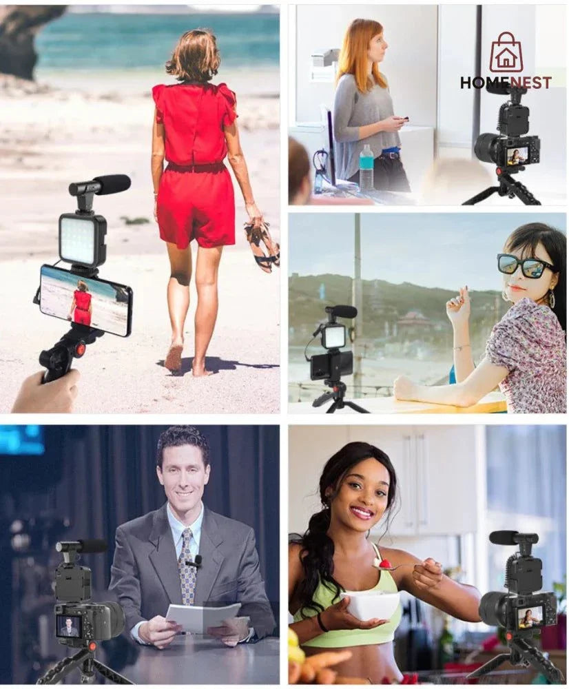 All in one Vlogging Video Making Kit-Azadi Sale