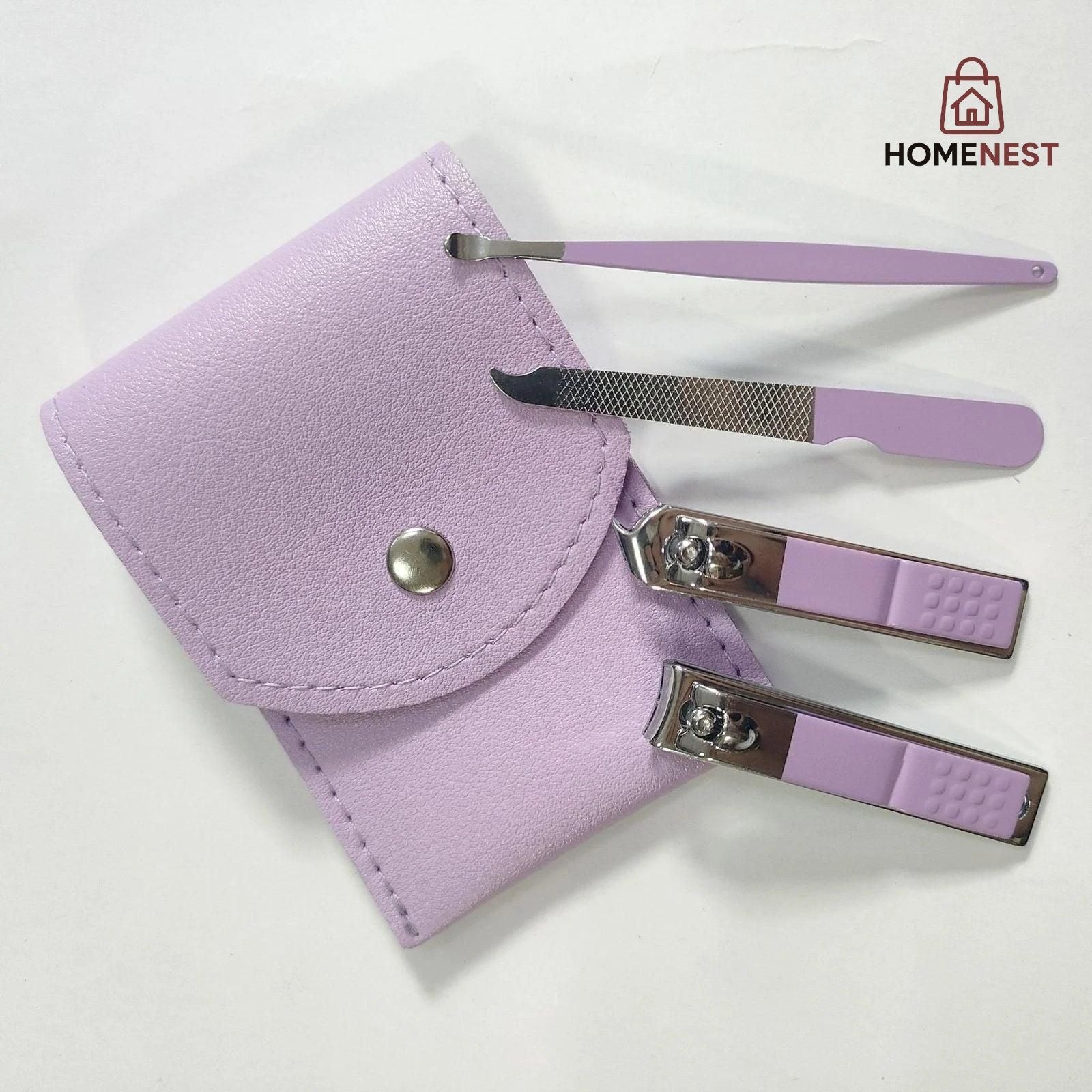 Stainless Steel Nail Clipper Cutter Set 4Pcs Set