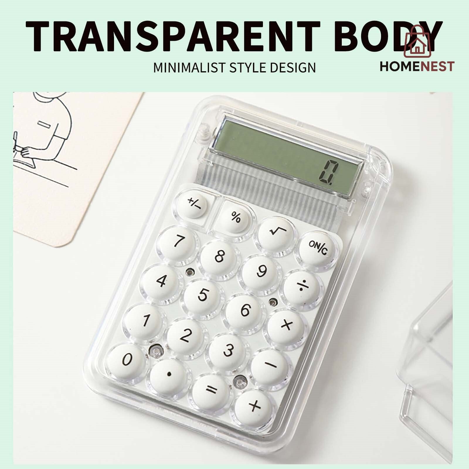 Small Portable Cute Silent Calculator
