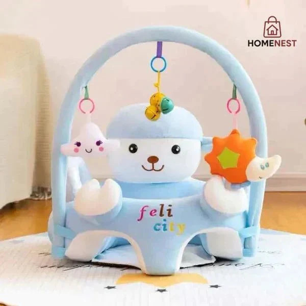 Cute Cartoon Animal Baby Sofa Cradle Support Seat Cover Toddlers