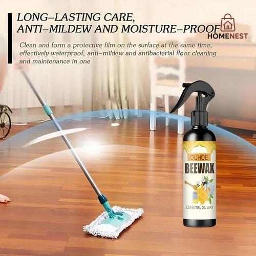 Bee wax furniture polish in easy spray bottle