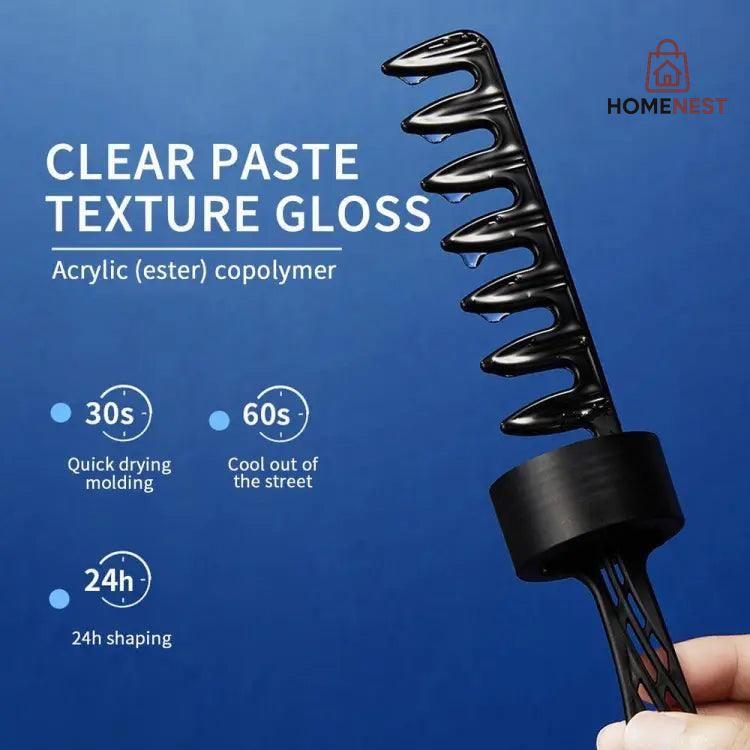 Veze Styling Head Oil Gel 2-In-1 Hair Styling With Comb