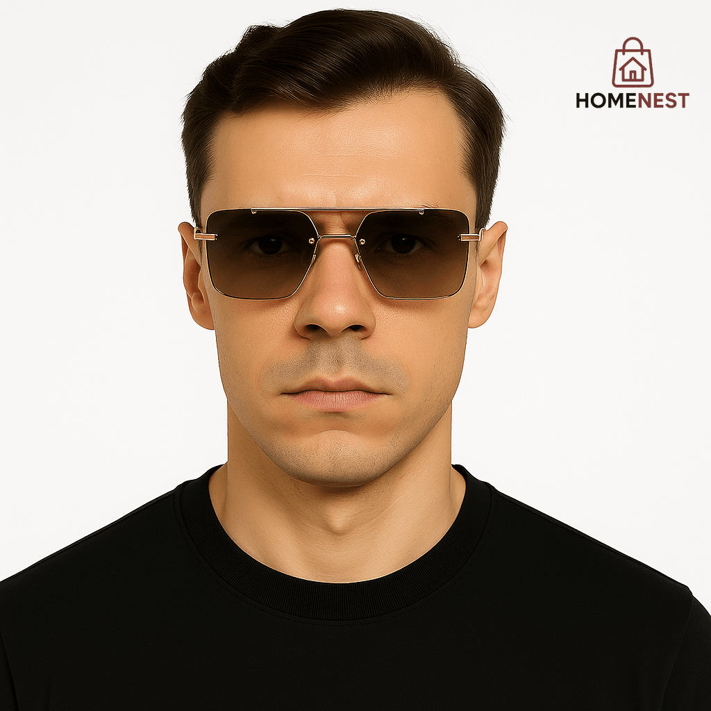 Gold & Black Arms sunglasses