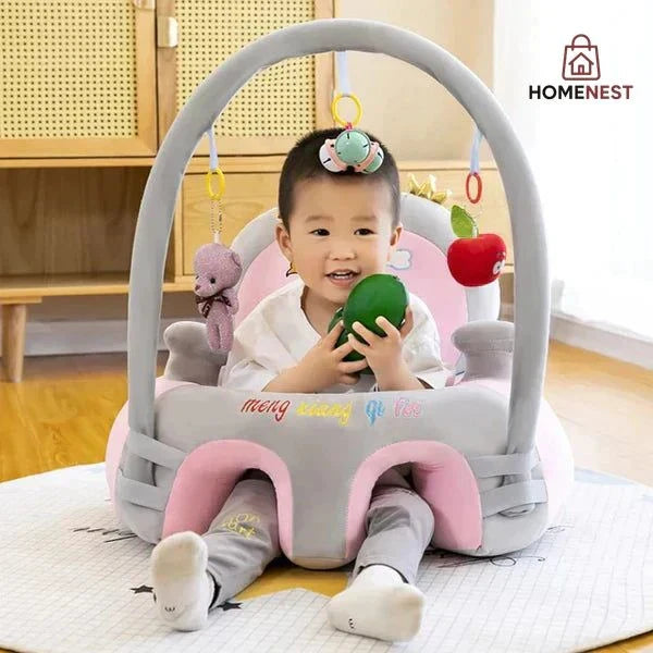 Cute Cartoon Animal Baby Sofa Cradle Support Seat Cover Toddlers