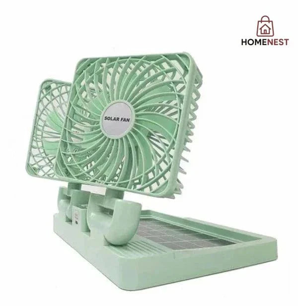 Dual Head Solar Fan