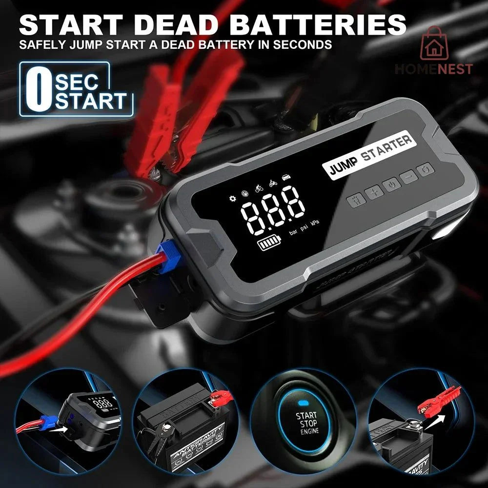 ADINC Car Jump Starter with Air Compressor