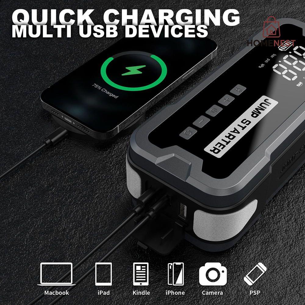 ADINC Car Jump Starter with Air Compressor
