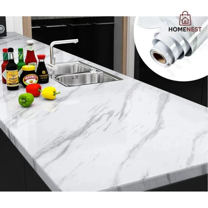 Pack of 4 Marble Sheet for Kitchen or Bathroom
