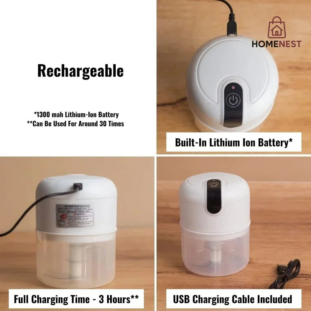 Portable Electric Mini Garlic Chopper 🇨🇳