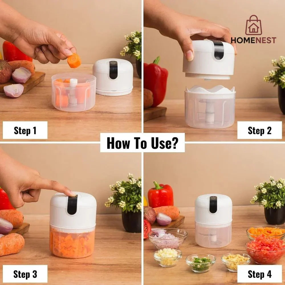 Portable Electric Mini Garlic Chopper 🇨🇳