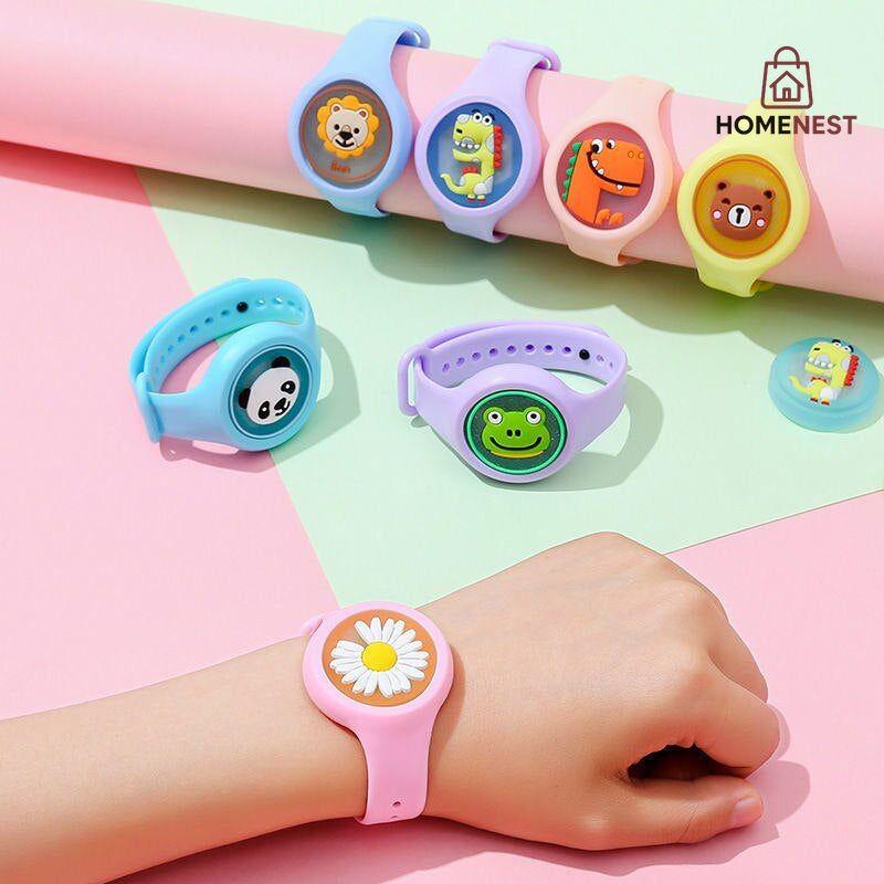 Kids Mosquito Repellant Colorful Watch