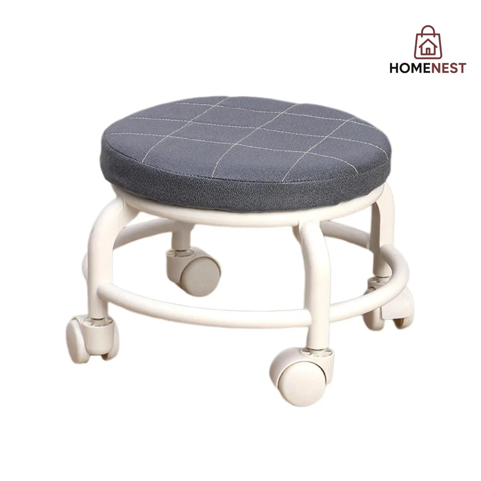 Rotating Stool With Wheels