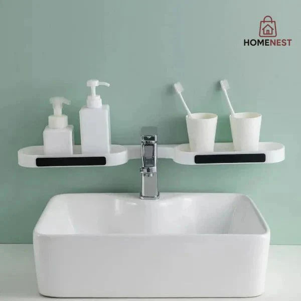 Mounted Shelf Storage Bathroom Revolving Rack