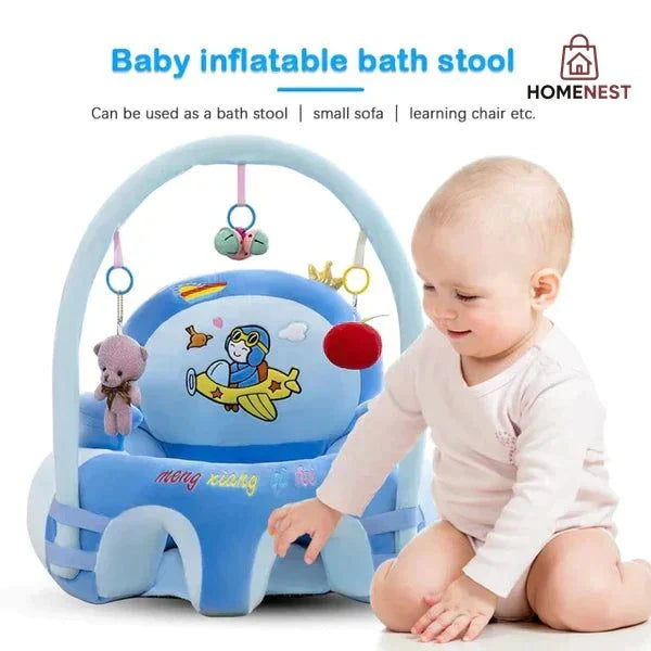 Cute Cartoon Animal Baby Sofa Cradle Support Seat Cover Toddlers