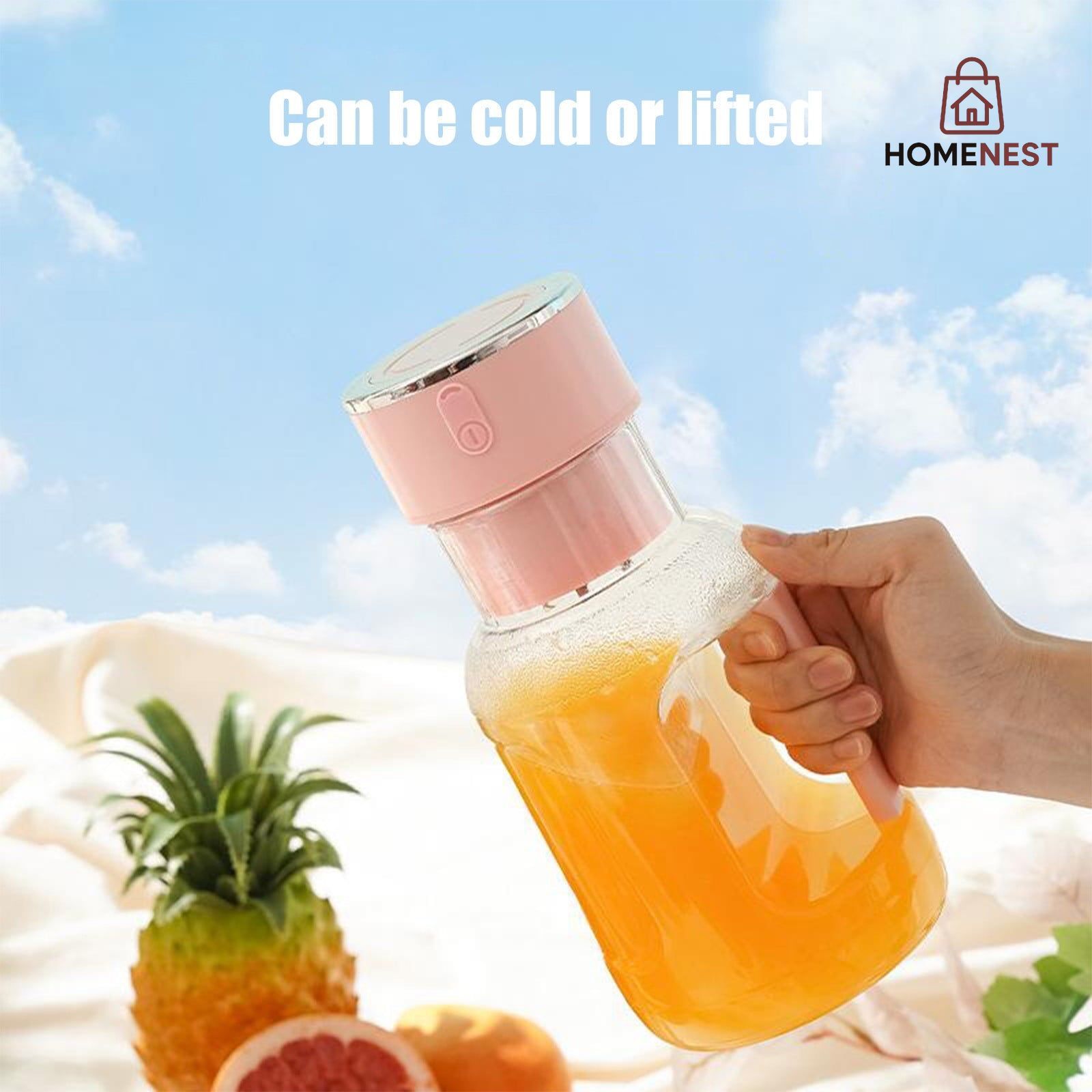 Portable electric rechargeable juicer