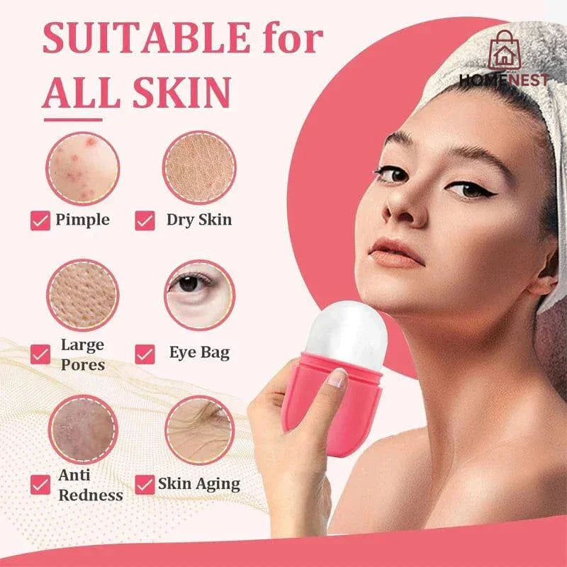 Silicone Face Ice Roller