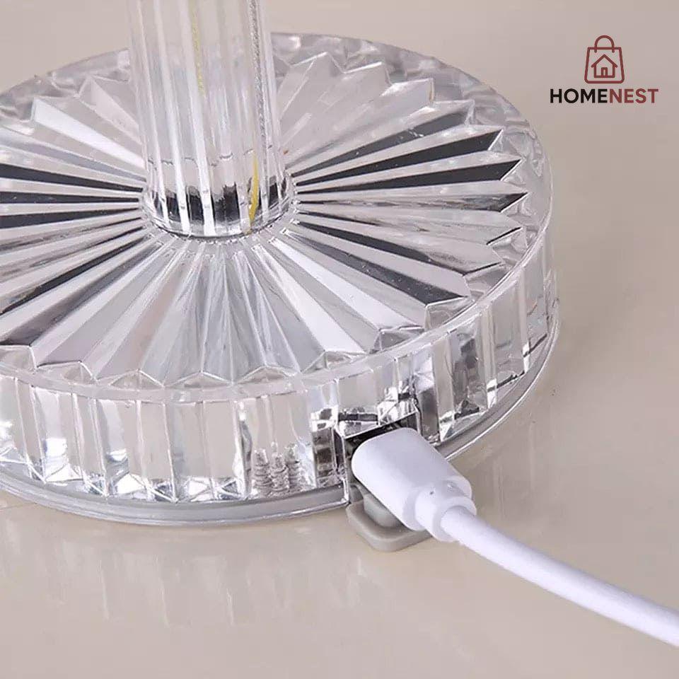 Luxury Crystal Glass Lamp