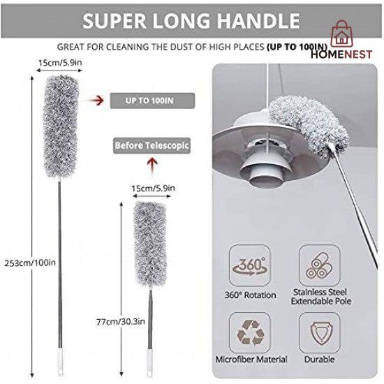 Fan Cleaning Brush with Long Rod