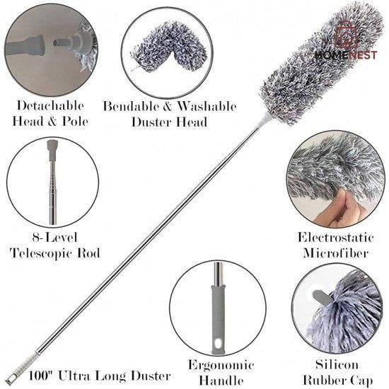 Fan Cleaning Brush with Long Rod