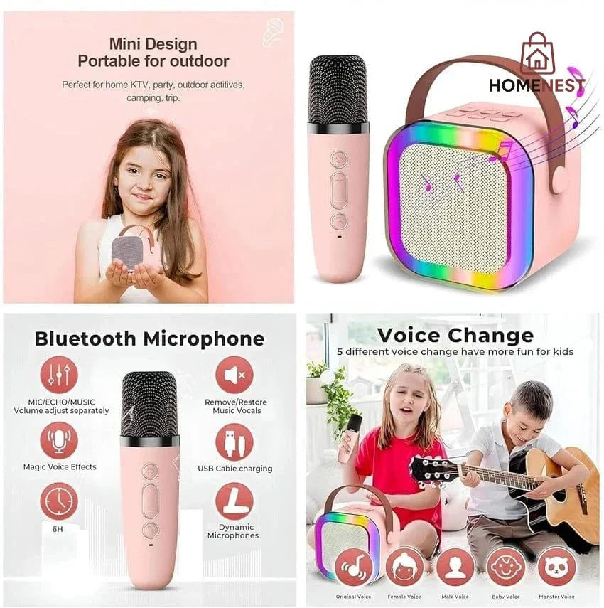 Portable Bluetooth Karaoke Machine
