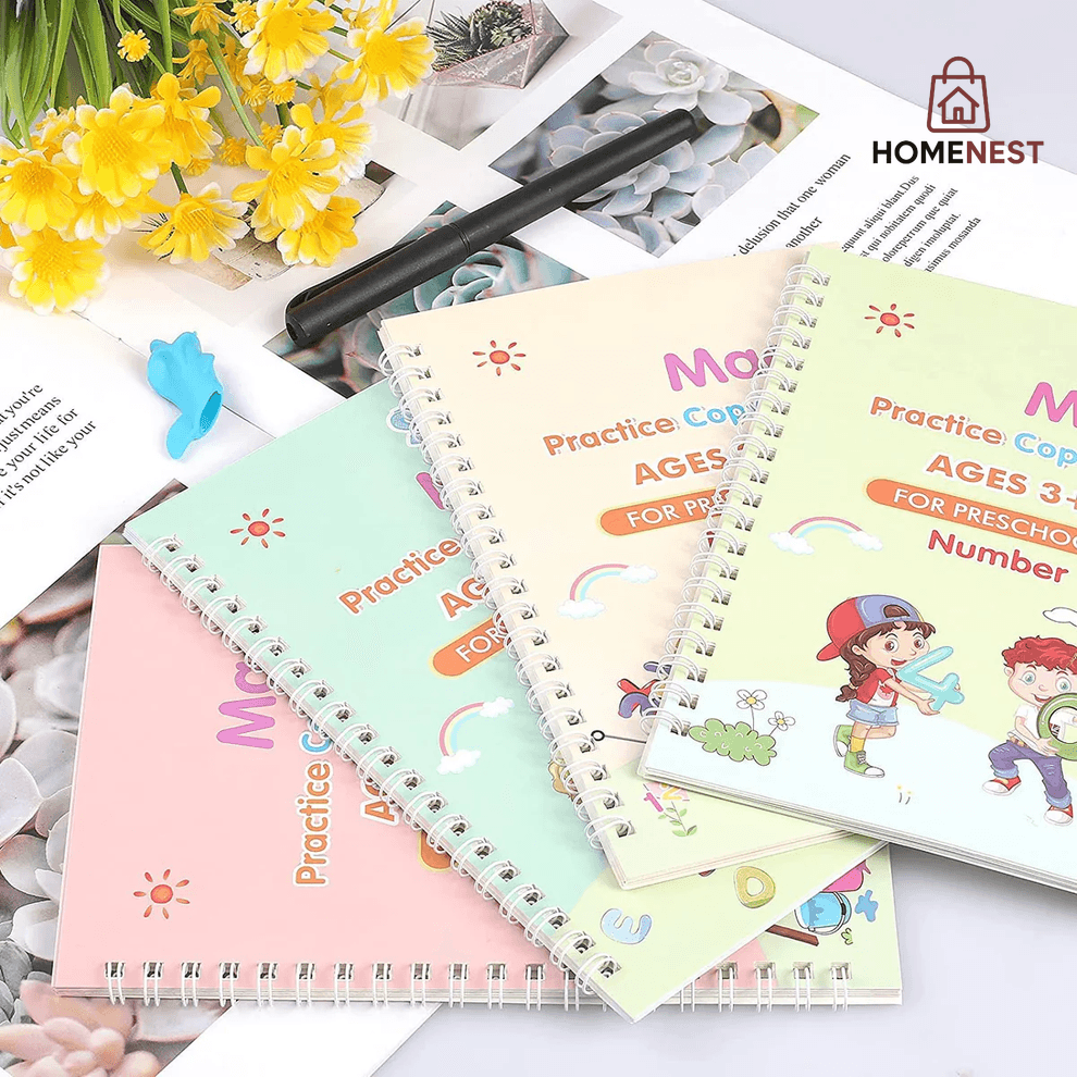 Magic Practice Book for Children -( Pack of 4 )
