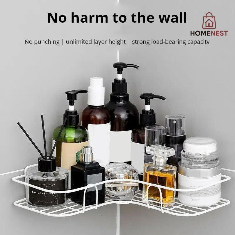 Self-Adhesive Bathroom Corner Rack