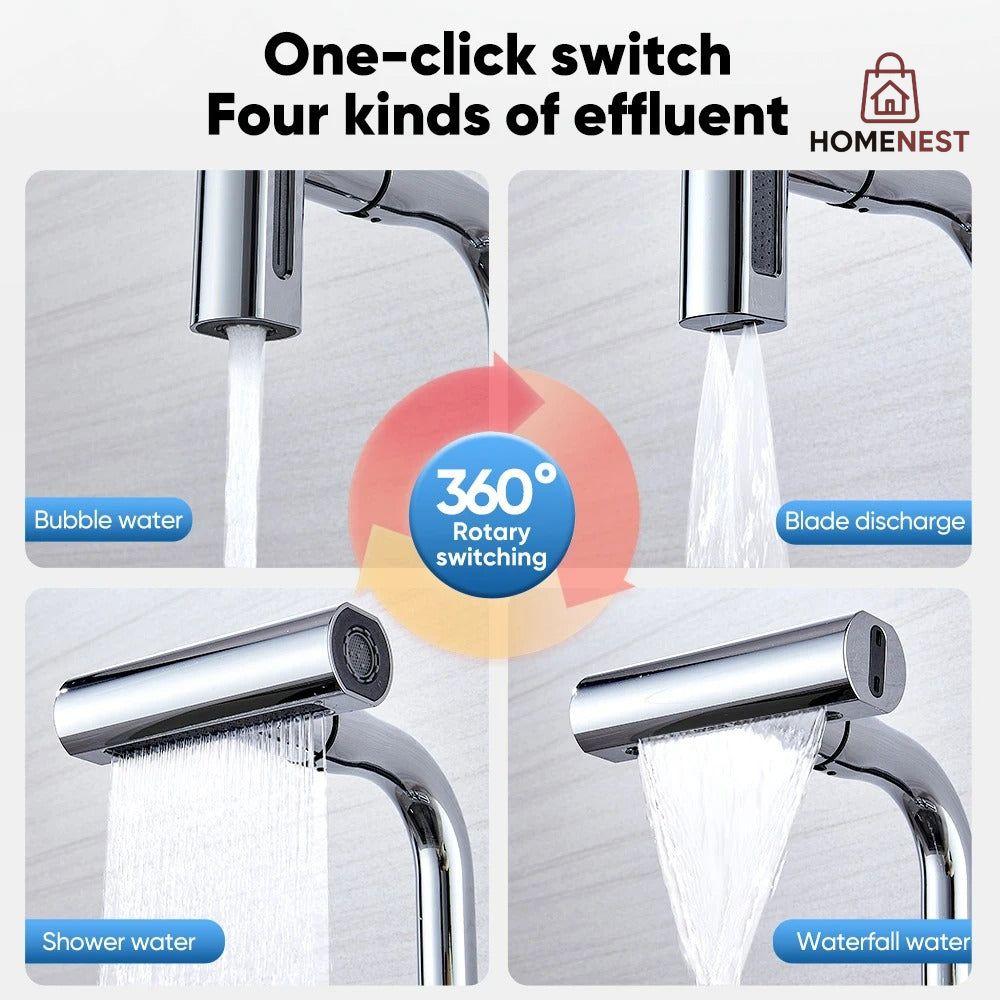 4 in 1 Kitchen Sink Faucet